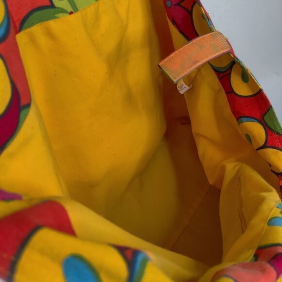 🔥Clearance Bundle 10 for $25  Canvas Tote Bag w/ Bright Tropical Floral Print - Picture 8 of 12